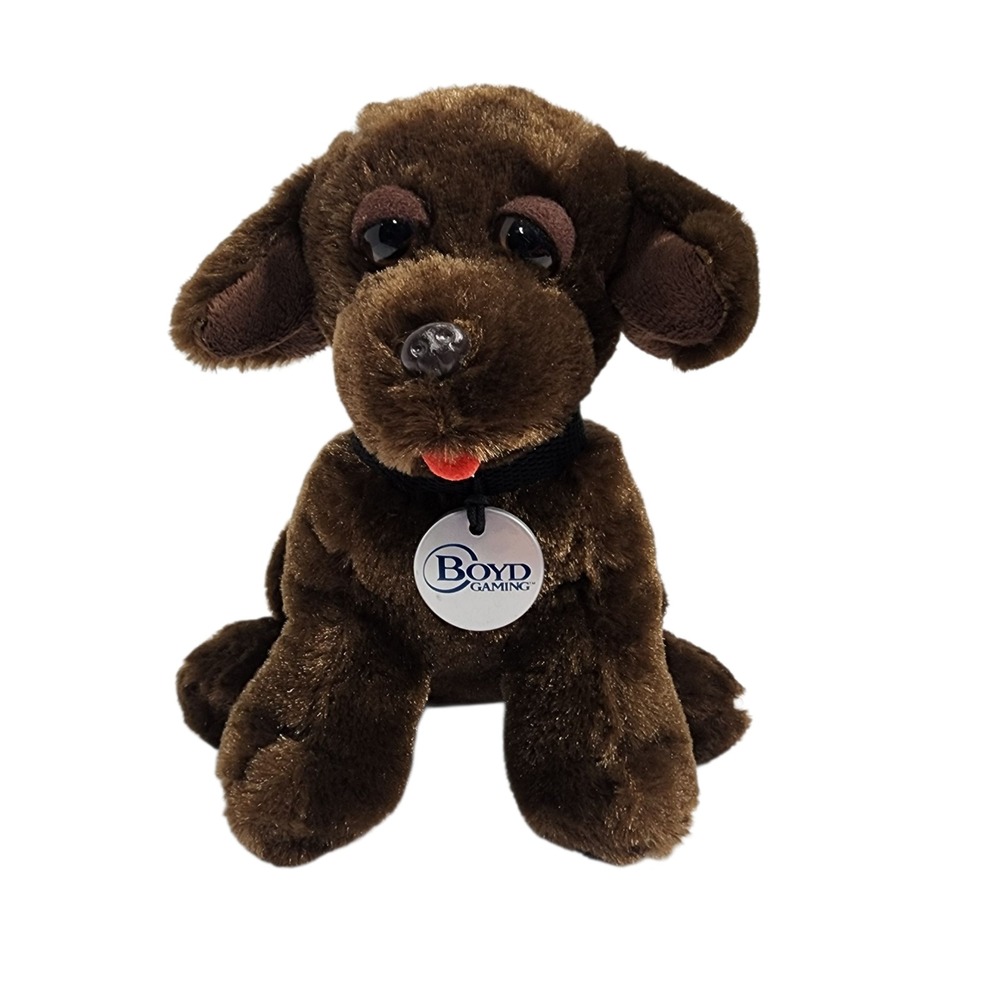 Boyd Gaming Plush Dog Stuffed AnimalBrown‎ Plush Casino Pepsi-Cola 2014